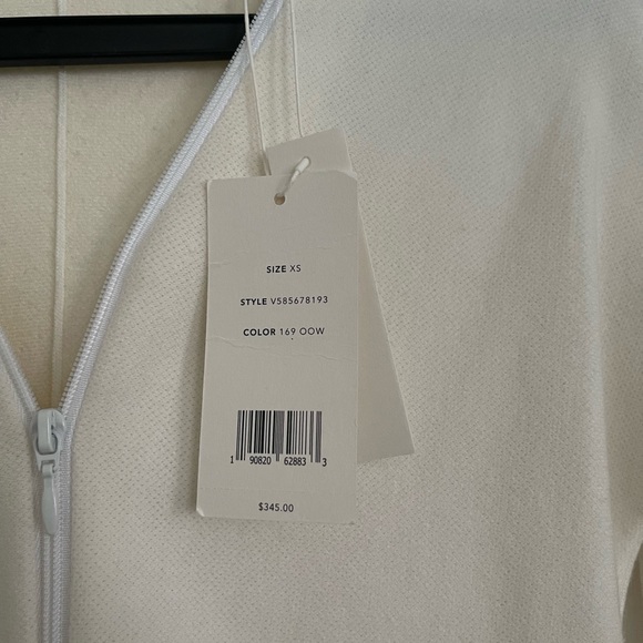 Vince XS off-white zip up shirt - Picture 3 of 7